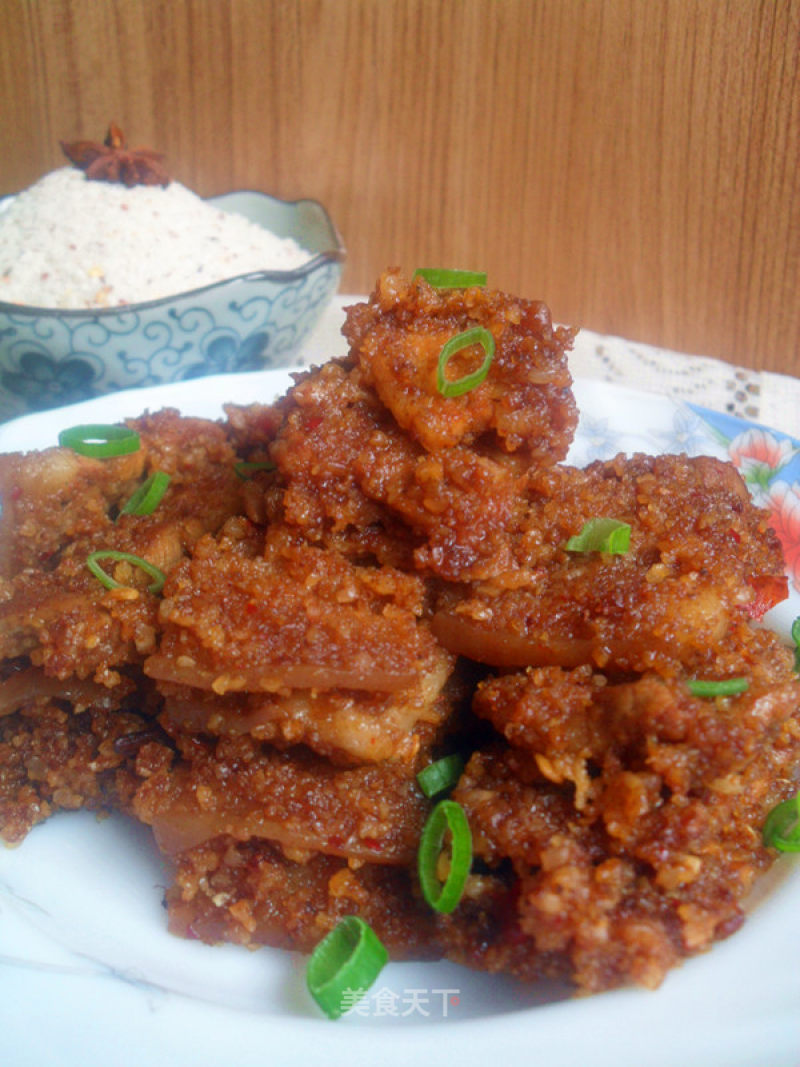 Steamed Pork with Lotus Leaf recipe