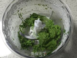 #aca烤明星大赛# Spinach Biscuit Ring (very Suitable for Baby's Teething Biscuits) recipe