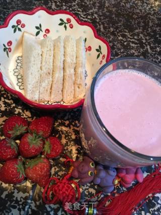 Strawberry Soy Milk recipe