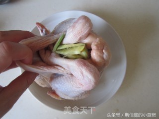 Baked Chicken with Hoof Flower recipe