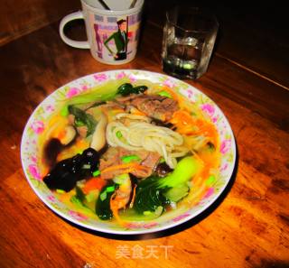 Beef Noodles with Mixed Vegetables recipe