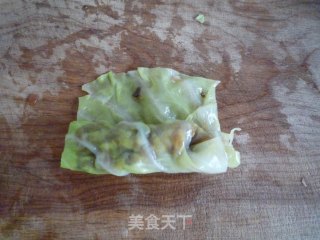 Steamed Cabbage Roulade recipe