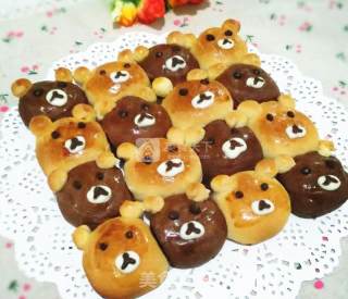 Two-color Squeeze Bear Bread recipe