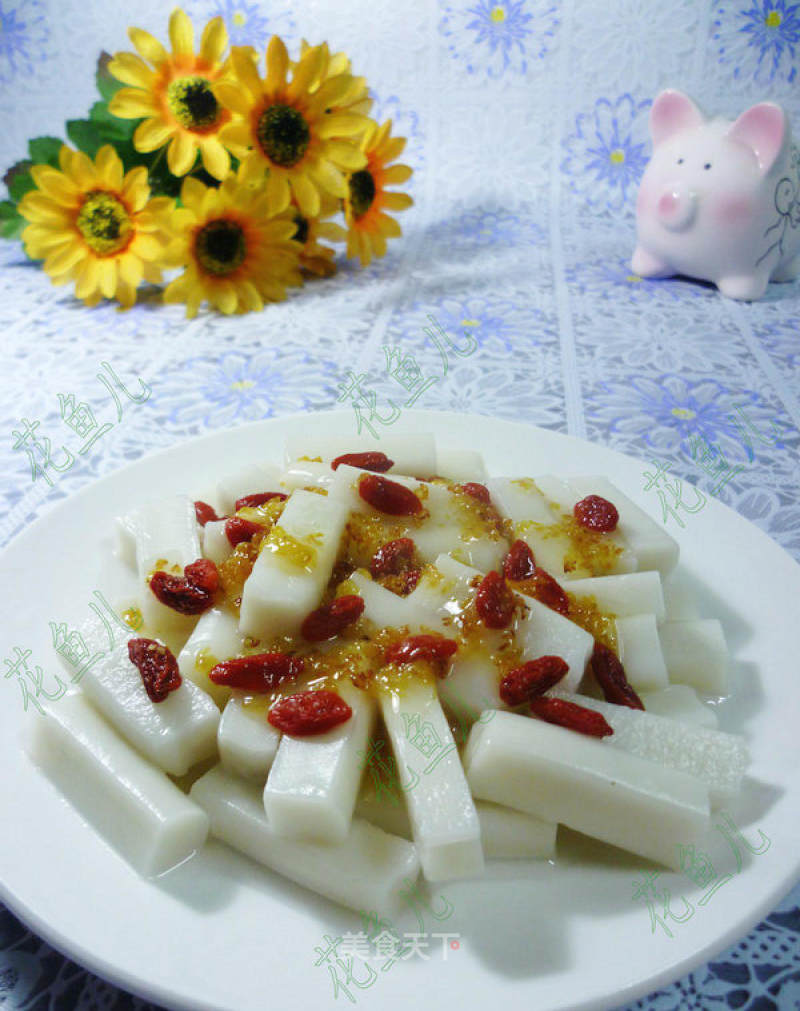 Chinese Wolfberry Osmanthus Rice Cake recipe
