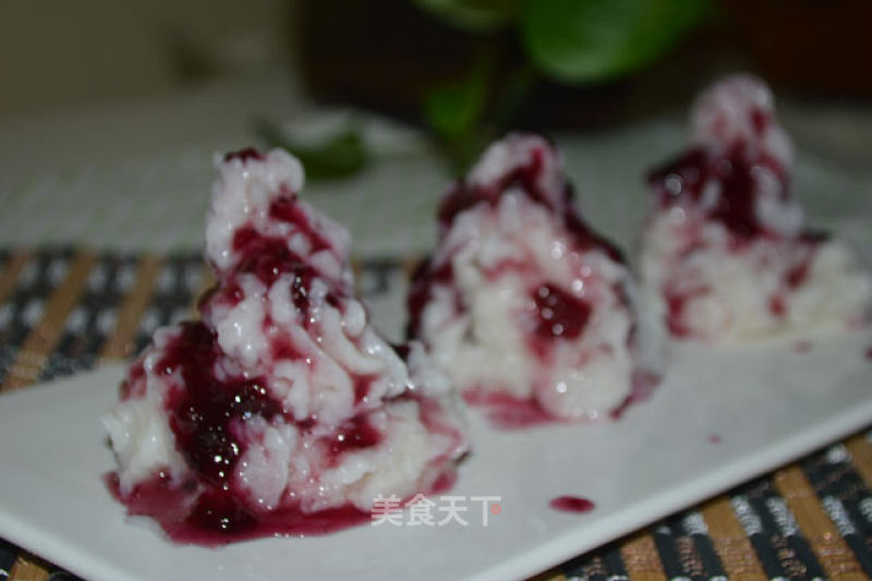 Simple and Beautiful Blueberry Yam
