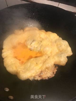 Scrambled Eggs with Leek recipe