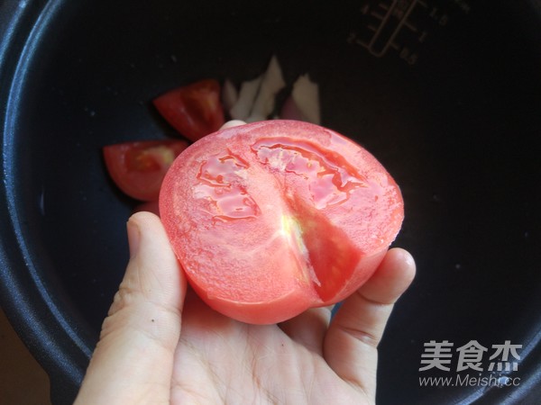 Tomato and Potato Beef Soup recipe