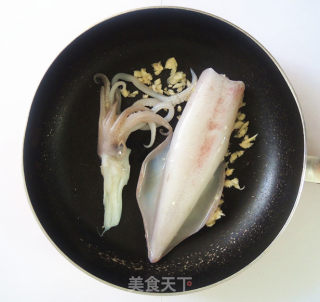 [teriyaki Squid Stuffed with Glutinous Rice] recipe