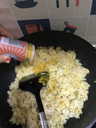 Curry Egg Fried Rice recipe