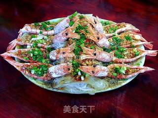 【qing Cai】garlic Vermicelli Shrimp recipe