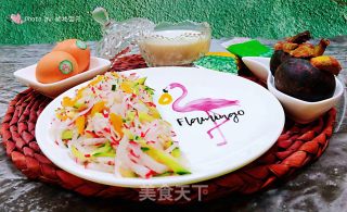 Cold Water Radish and Cucumber Shreds#凉菜# recipe