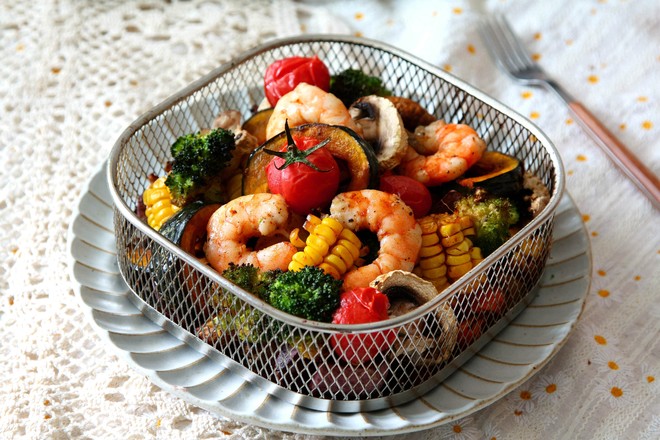 Grilled Seasonal Vegetables in Air Fryer recipe