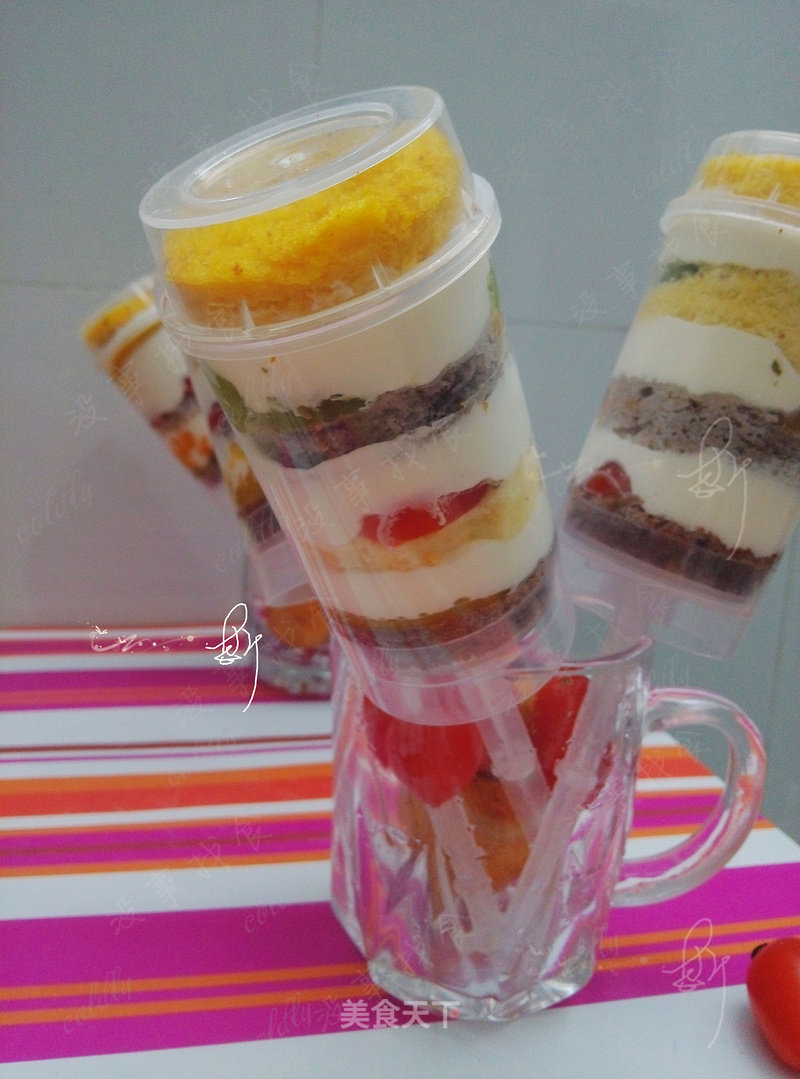 Colorful Fruit Push and Push recipe