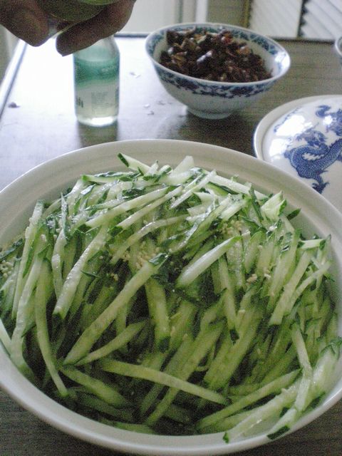 Cucumber and Dried Tofu recipe