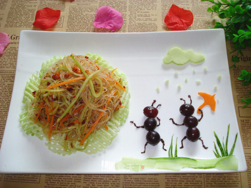 [hebei] Vermicelli Cucumber recipe