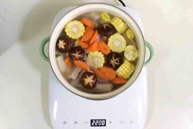 Carrot Corn Yam Pork Rib Soup recipe
