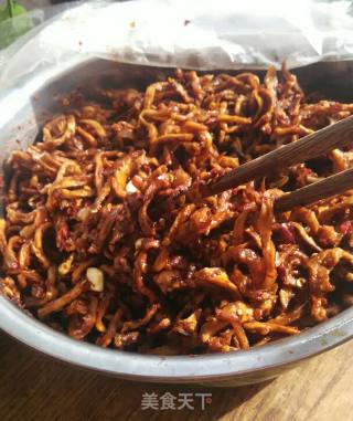Spicy Shredded Papaya recipe