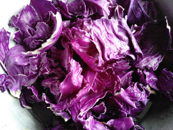 Fried Purple Cabbage recipe