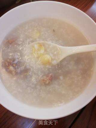 Clear Tonic and Salty Pork Ribs Porridge recipe