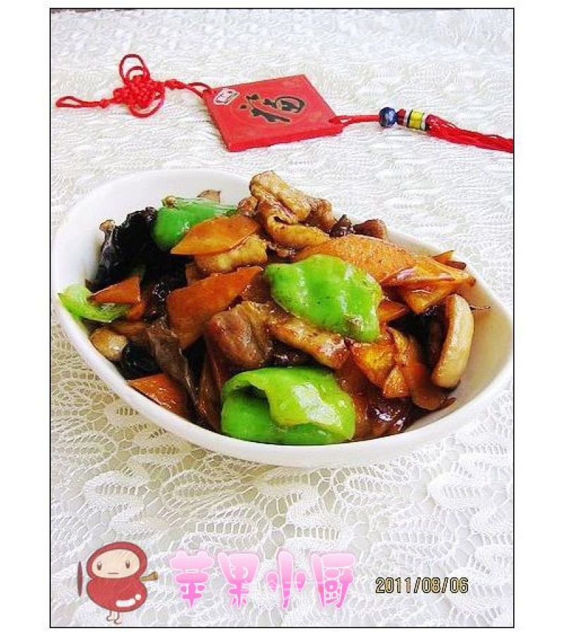 Stir-fried Pork Belly with Carrots recipe