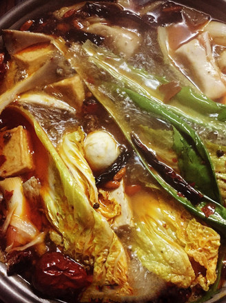 Sichuan Spicy and Clear Oil Hot Pot Homemade Method recipe