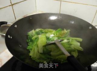 Lettuce in Oyster Sauce recipe