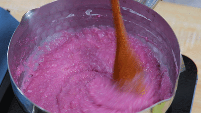 Purple Sweet Potato Rice Cake Baby Food Supplement Recipe recipe