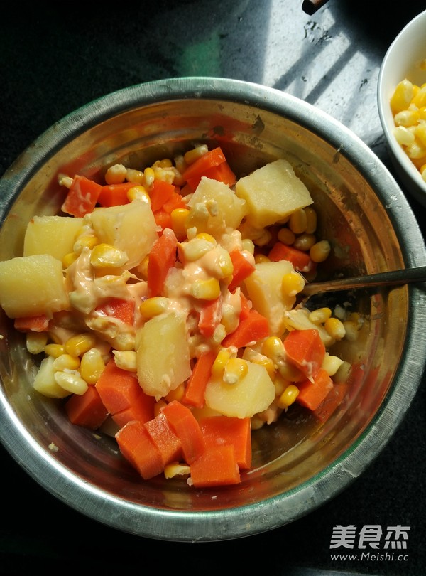 Vegetarian Version of Vegetable Salad recipe