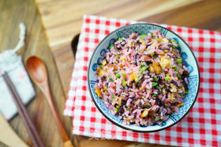 Fried Rice with Amaranth Minced Meat and Egg recipe