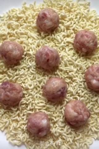 Instant Noodle Meatballs recipe