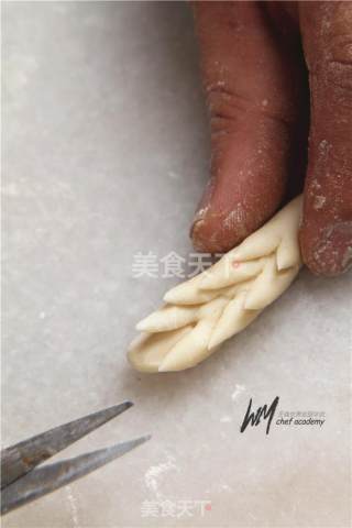 Wheat Ears Garnished Bread recipe