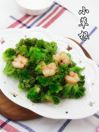 Stir-fried Shrimp with Broccoli