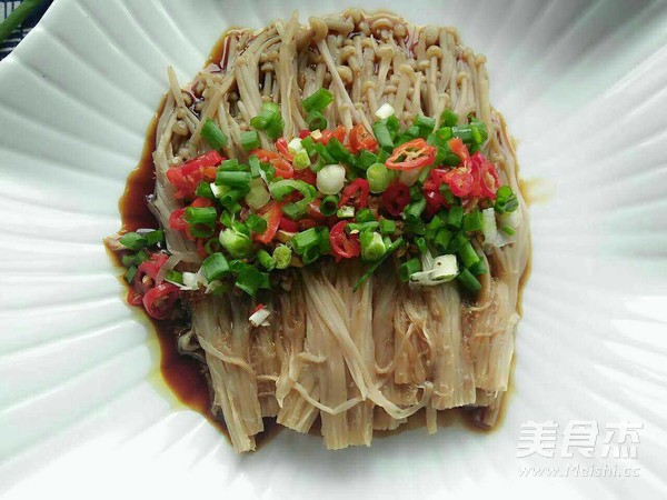 Microwave Enoki Mushroom recipe