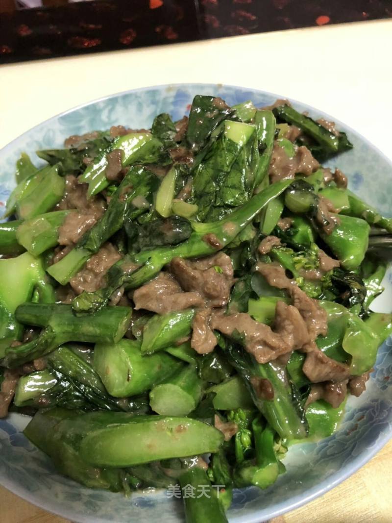 Stir-fried Beef with Kale recipe