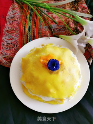 Mango Layer Cake (8 Inches) recipe