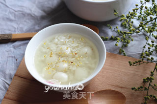 Sweet-scented Osmanthus Rice Ball Soup recipe