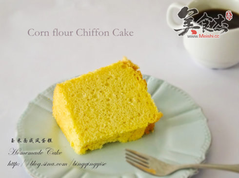 Cornmeal Chiffon Cake recipe