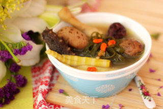 [winter Healthy Vegetables]-mushroom Nourishing Ginseng Chicken Soup recipe