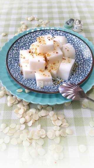 Osmanthus Almond Tofu recipe