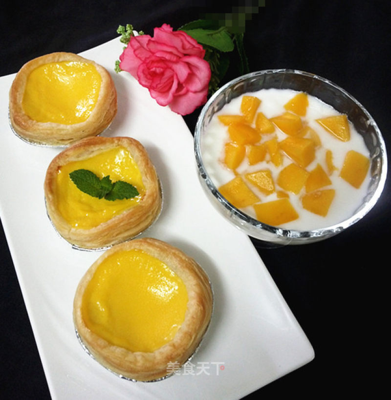 Banana Custard Tart recipe