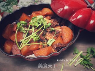 #trust之美# Braised Beef Brisket with Radish recipe