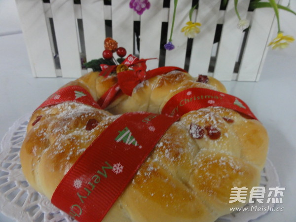 Christmas Wreath Bread recipe