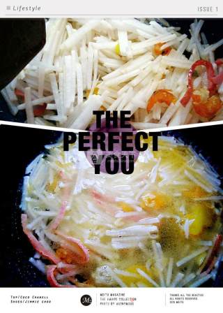 Ham, Shrimp and Radish Soup recipe