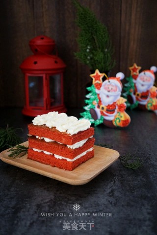 Red Velvet Chiffon Cream Cake recipe
