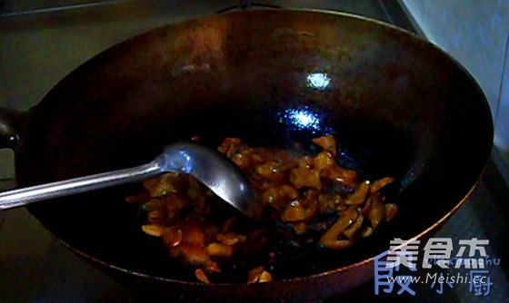 Fried Pork with Dried Bamboo Shoots recipe