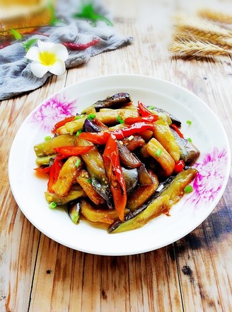 Fried Eggplant with Chili recipe