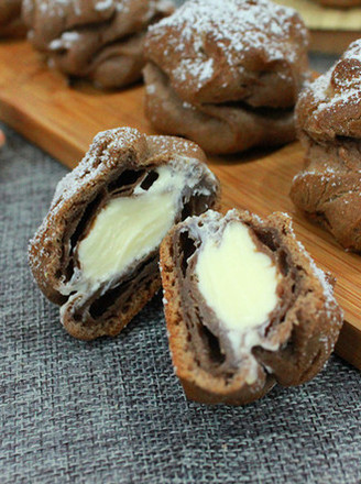 Chocolate Cheese Puffs recipe