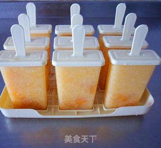 Sweet Apricot Popsicles recipe