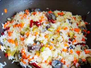 Fried Rice with Sea Cucumber and Cucumber recipe