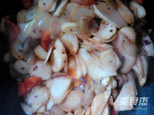 Stir-fried Twice-cooked Pork with High Bamboo Shoots recipe